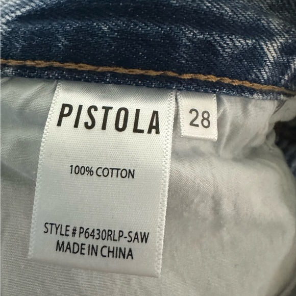 Pistola High rise Denim Acid Wash Jeans size 28 - Picture 9 of 12